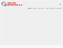Tablet Screenshot of celticman-triathlon.de